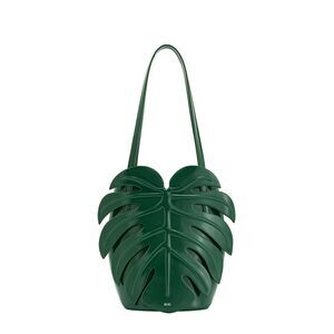 8044 Cecelia Leaf Shape Shoulder Bag - Green